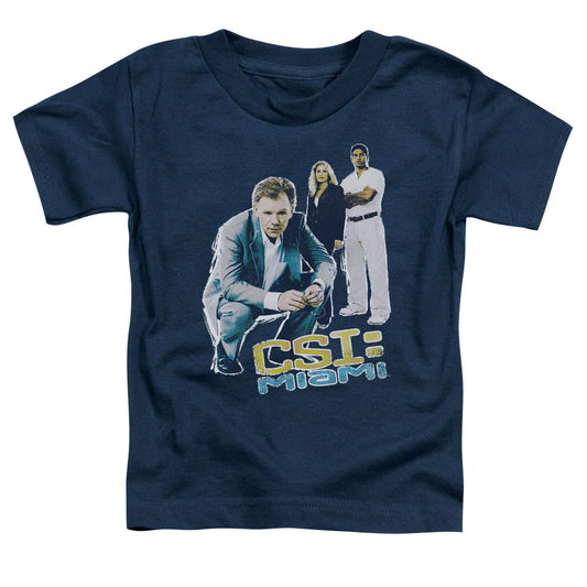 CSI : MIAMI : IN PERSPECTIVE S\S TODDLER TEE NAVY LG (4T)