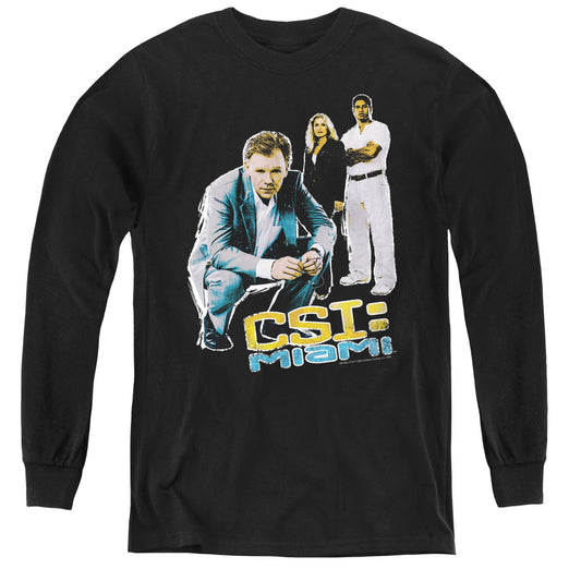 CSI : MIAMI : IN PERSPECTIVE L\S YOUTH NAVY XL