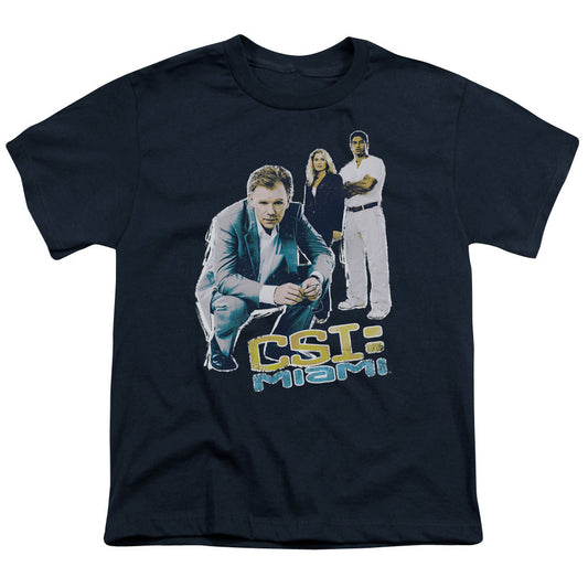 CSI : MIAMI : IN PERSPECTIVE S\S YOUTH 18\1 NAVY XS