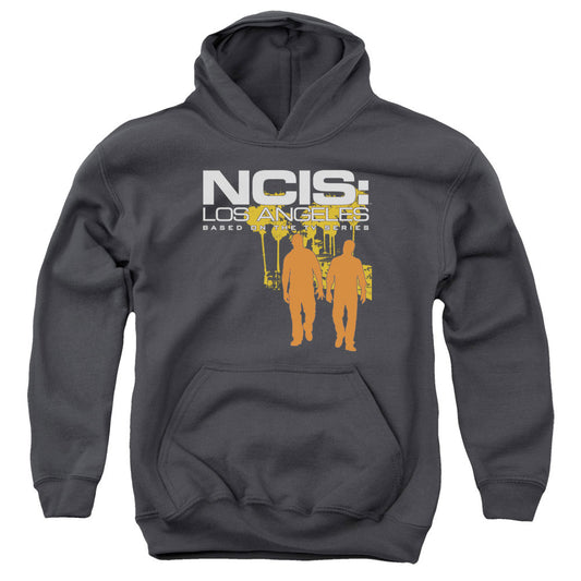 NCIS : LA : SLOW WALK YOUTH PULL OVER HOODIE CHARCOAL XL