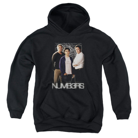 NUMB3ERS : EQUATIONS YOUTH PULL OVER HOODIE BLACK LG