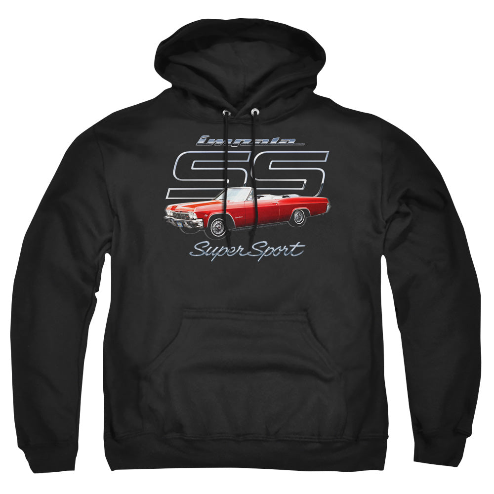CHEVROLET : IMPALA SS ADULT PULL OVER HOODIE Black 2X