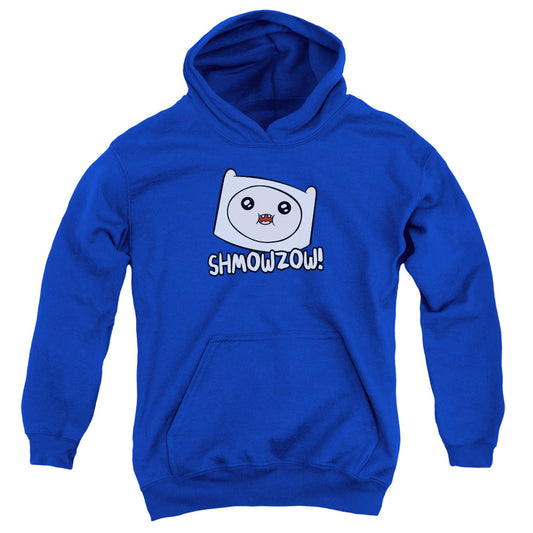 ADVENTURE TIME : SHMOWZOW YOUTH PULL-OVER HOODIE Royal Blue LG