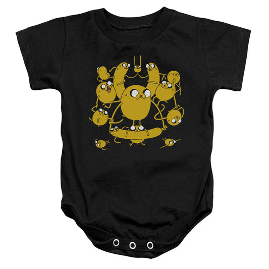 ADVENTURE TIME : JAKES INFANT SNAPSUIT Black MD (12 Mo)