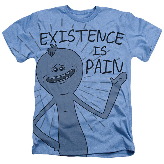 RICK AND MORTY : A MEESEEKS EXISTENCE ADULT HEATHER Light Blue 2X