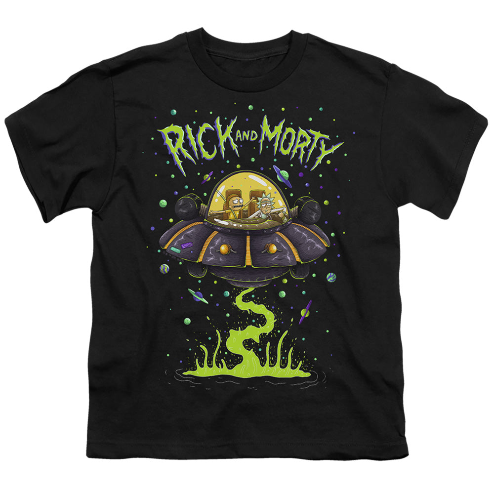 RICK AND MORTY : UFO S\S YOUTH 18\1 Black LG