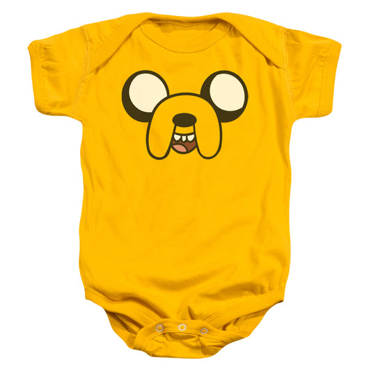 ADVENTURE TIME : JAKE HEAD INFANT SNAPSUIT Gold LG (18 Mo)