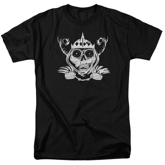 ADVENTURE TIME : SKULL FACE S\S ADULT 18\1 Black 2X