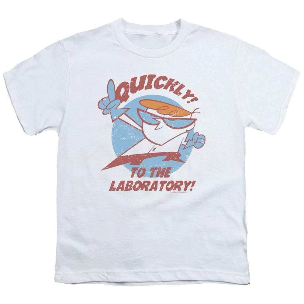 DEXTER'S LABORATORY : QUICKLY S\S YOUTH 18\1 White XS