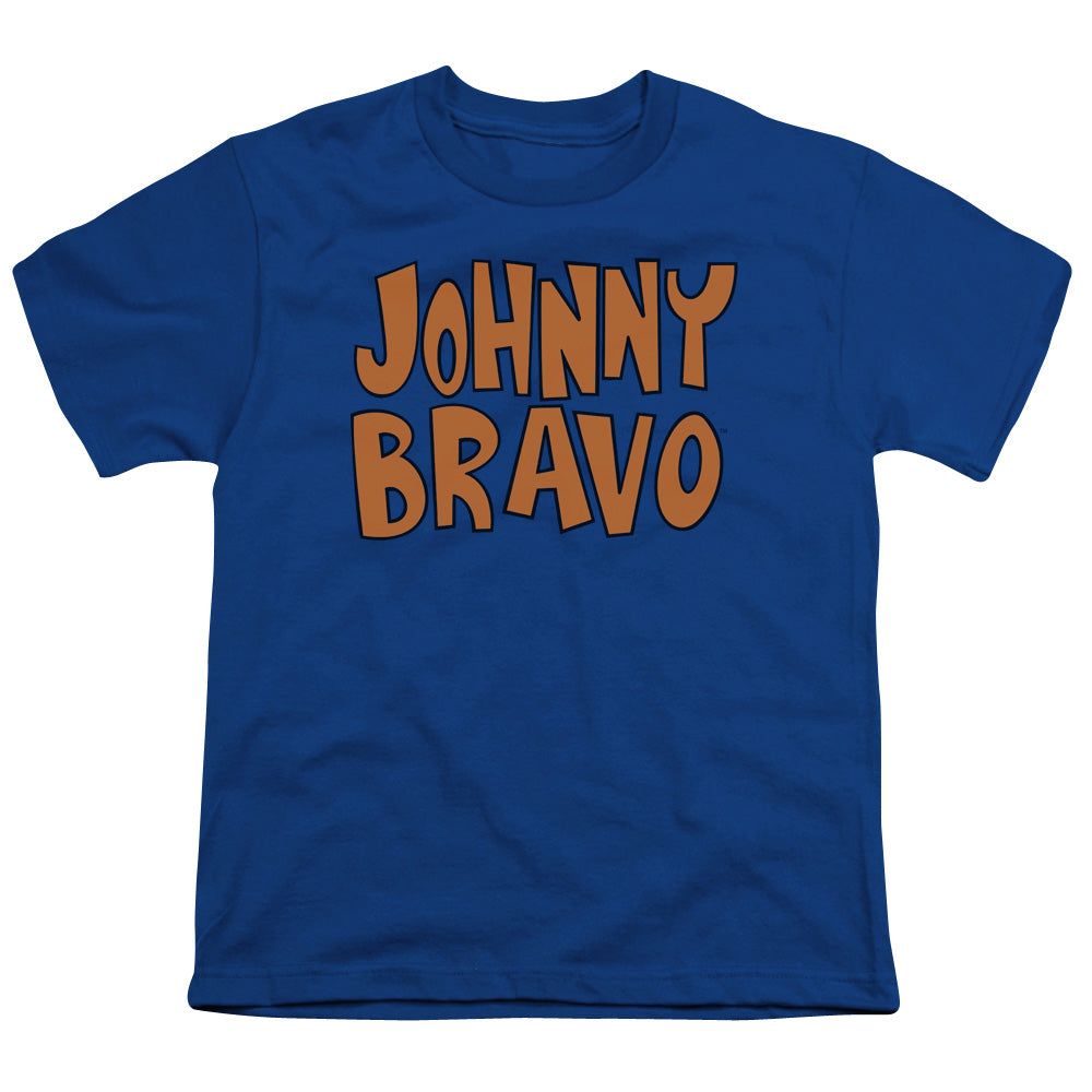JOHNNY BRAVO : JOHNNY BRAVO LOGO S\S YOUTH 18\1 Royal Blue XL