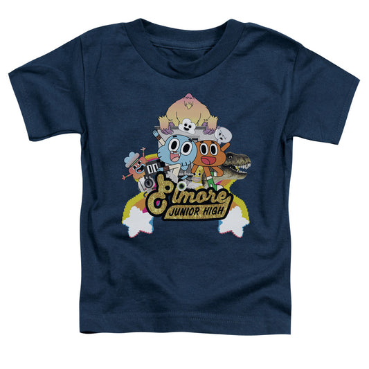 AMAZING WORLD OF GUMBALL : ELMORE JUNIOR HIGH S\S TODDLER TEE Navy MD (3T)