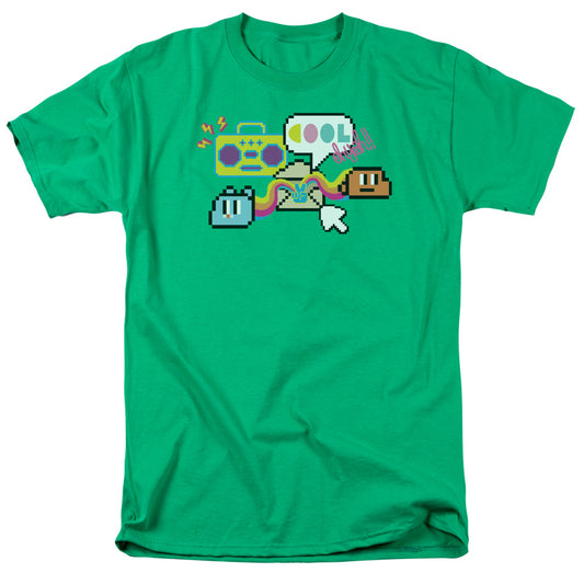 AMAZING WORLD OF GUMBALL : COOL OH YEAH S\S ADULT 18\1 Kelly Green XL