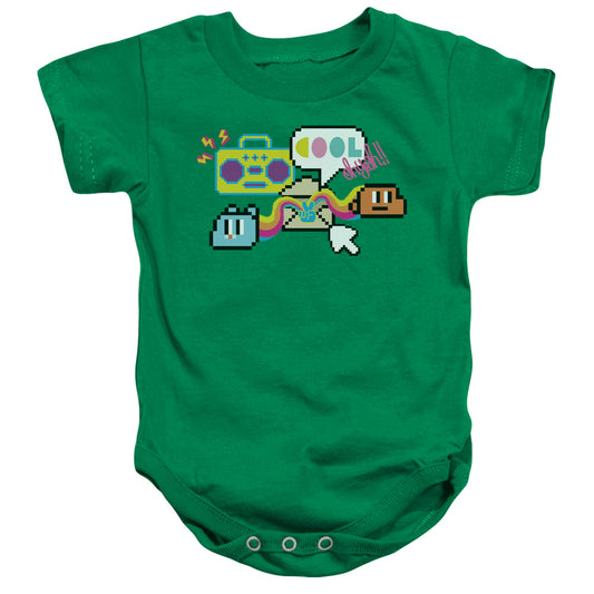 AMAZING WORLD OF GUMBALL : COOL OH YEAH INFANT SNAPSUIT Kelly Green MD (12 Mo)