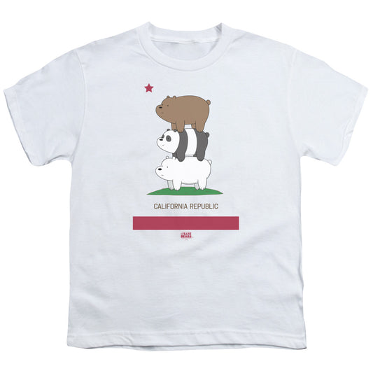 WE BARE BEARS : CALI STACK S\S YOUTH 18\1 White LG