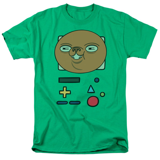 ADVENTURE TIME : BMO MASK S\S ADULT 18\1 Kelly Green 2X