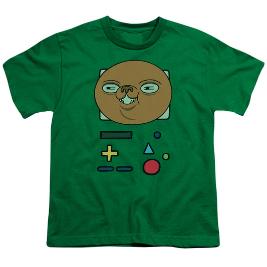 ADVENTURE TIME : BMO MASK S\S YOUTH 18\1 Kelly Green MD