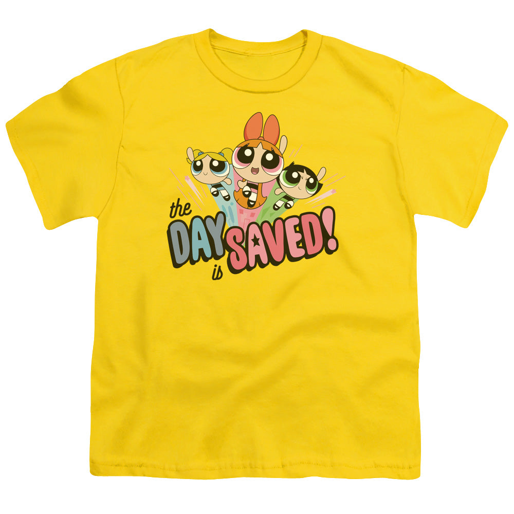 POWERPUFF GIRLS : THE DAY IS SAVED S\S YOUTH 18\1 Yellow SM