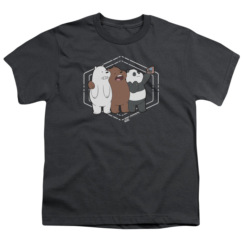 WE BARE BEARS : SELFIE S\S YOUTH 18\1 Charcoal LG