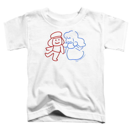 STEVEN UNIVERSE : RUBY SAPPHIRE SKETCH S\S TODDLER TEE White LG (4T)