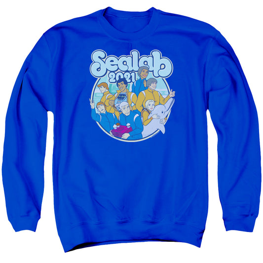 SEALAB 2021 : GANG'S ALL HERE ADULT CREW SWEAT Royal Blue 2X