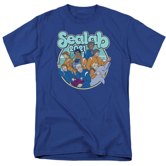 SEALAB 2021 : GANG'S ALL HERE S\S ADULT 18\1 Royal Blue 2X