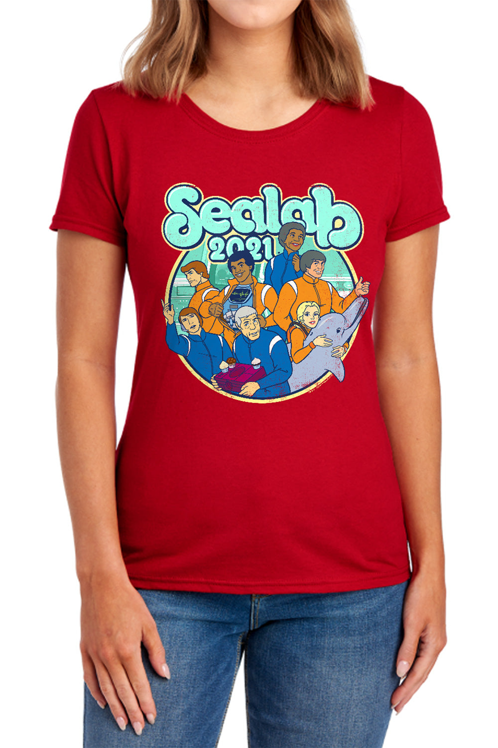 SEALAB 2021 : GANG'S ALL HERE WOMENS SHORT SLEEVE Royal Blue MD