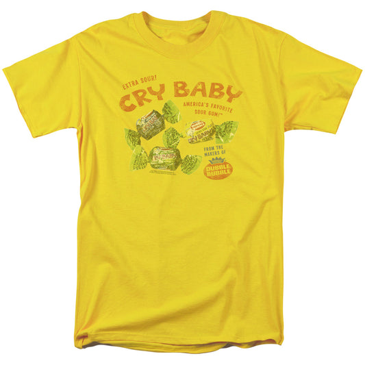 CRY BABIES : VINTAGE AD S\S ADULT 18\1 Yellow MD