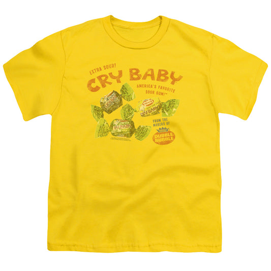CRY BABIES : VINTAGE AD S\S YOUTH 18\1 Yellow MD