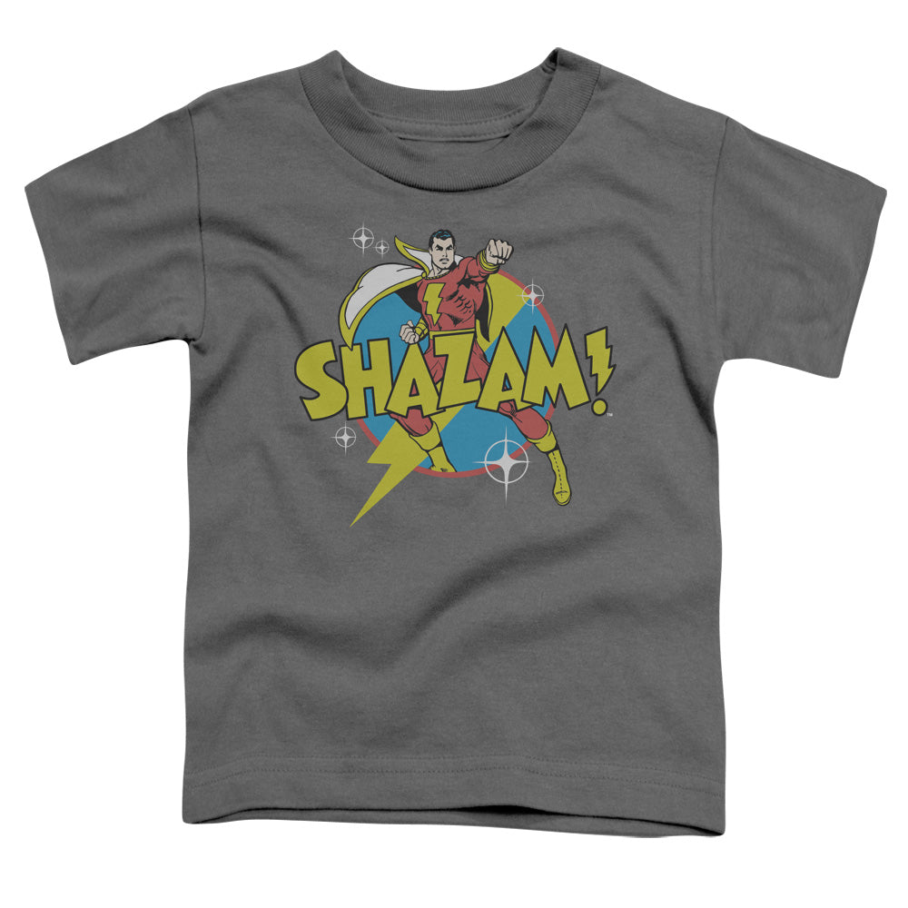 DC SHAZAM : POWER BOLT S\S TODDLER TEE Charcoal SM (2T)