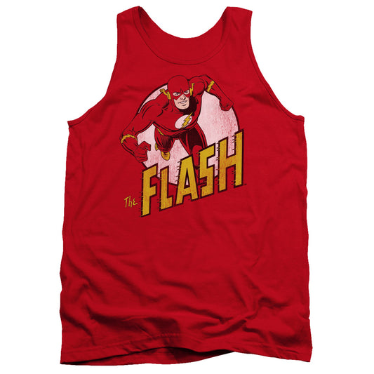 DC FLASH : THE FLASH ADULT TANK RED 2X