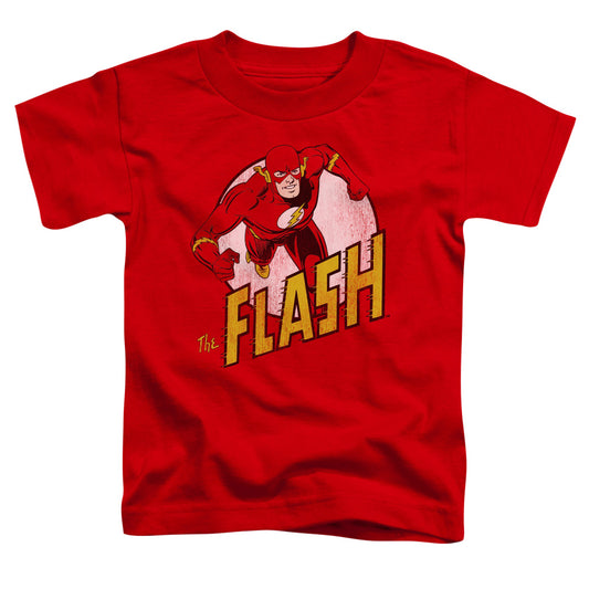 DC FLASH : THE FLASH S\S TODDLER TEE RED LG (4T)