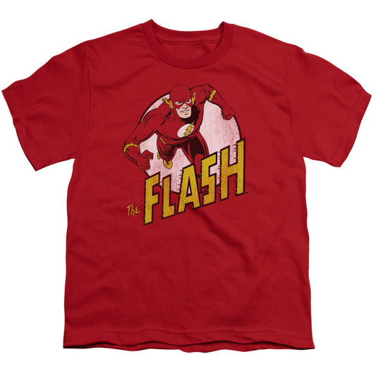 DC FLASH : THE FLASH S\S YOUTH 18\1 RED LG