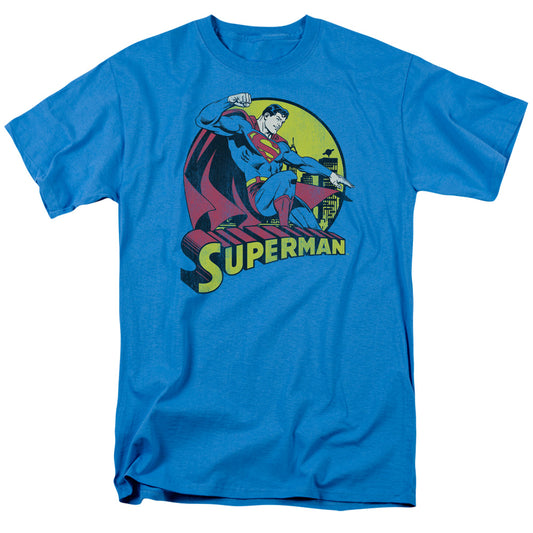 DC COMICS : SUPERMAN S\S ADULT 18\1 TURQUOISE 2X