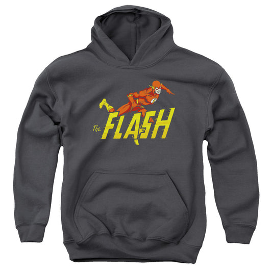 DC FLASH : 8 BIT FLASH YOUTH PULL OVER HOODIE BLACK MD