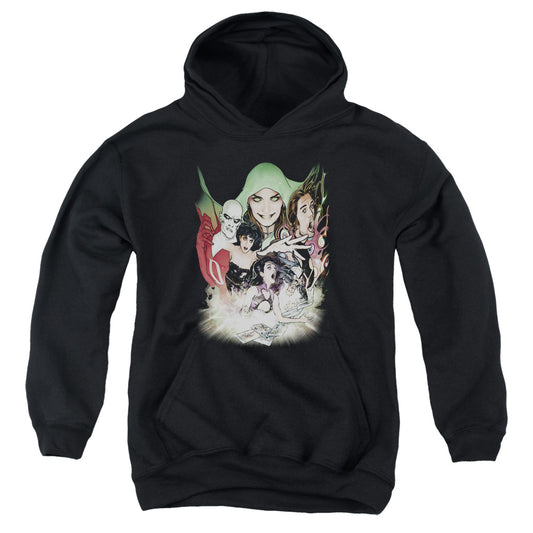DCR : JUSTICE LEAGUE DARK YOUTH PULL OVER HOODIE BLACK LG