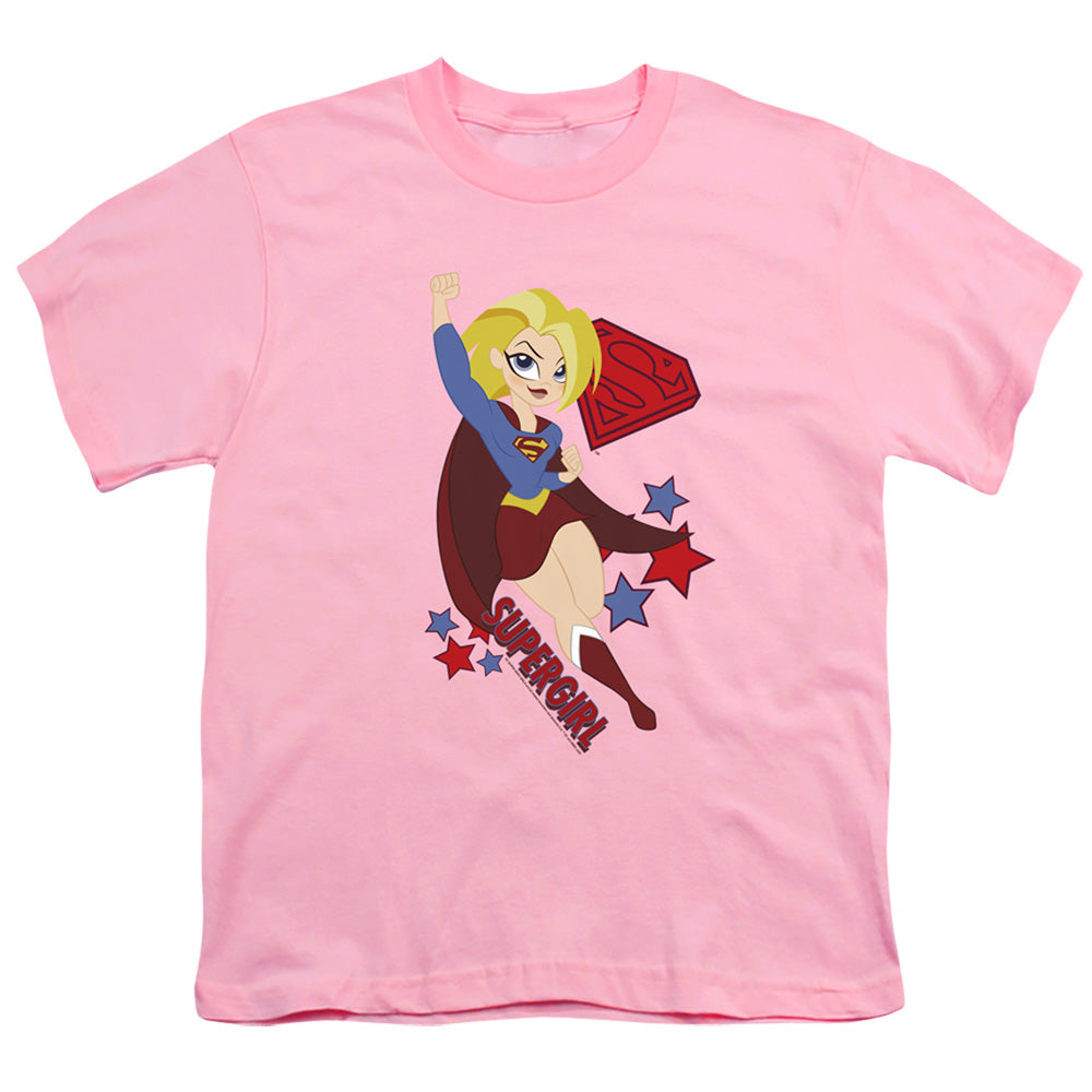 DC SUPERHERO GIRLS : SUPERGIRL S\S YOUTH 18\1 Pink MD