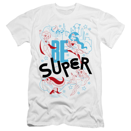 DC SUPERHERO GIRLS : BE SUPER  PREMIUM CANVAS ADULT SLIM FIT 30\1 White XL
