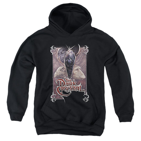 DARK CRYSTAL : WICKED POSTER YOUTH PULL OVER HOODIE Black LG