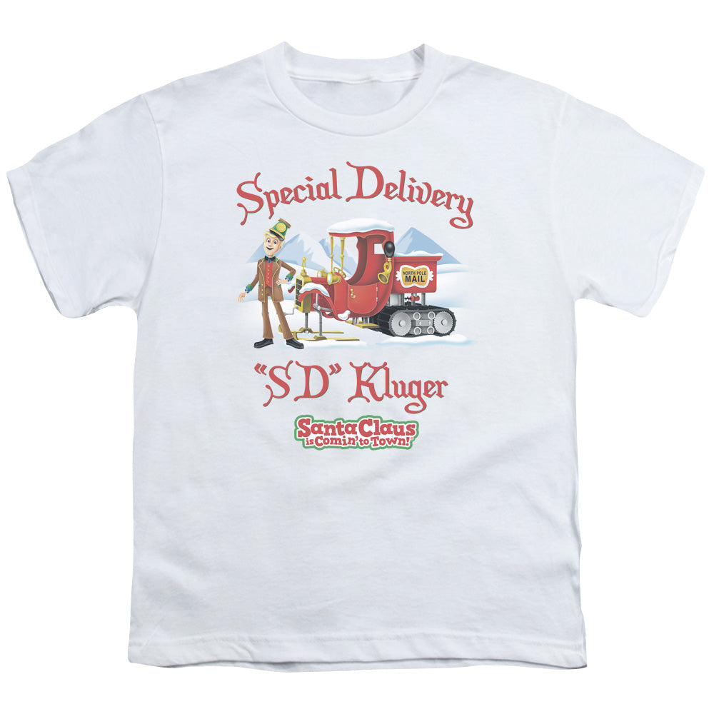 SANTA CLAUS IS COMIN TO TOWN : KLUGER S\S YOUTH 18\1 White XL