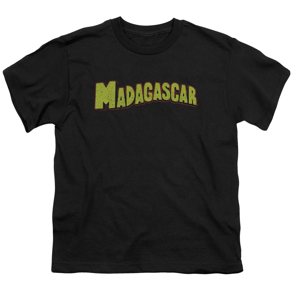 MADAGASCAR : LOGO S\S YOUTH 18\1 Black XS