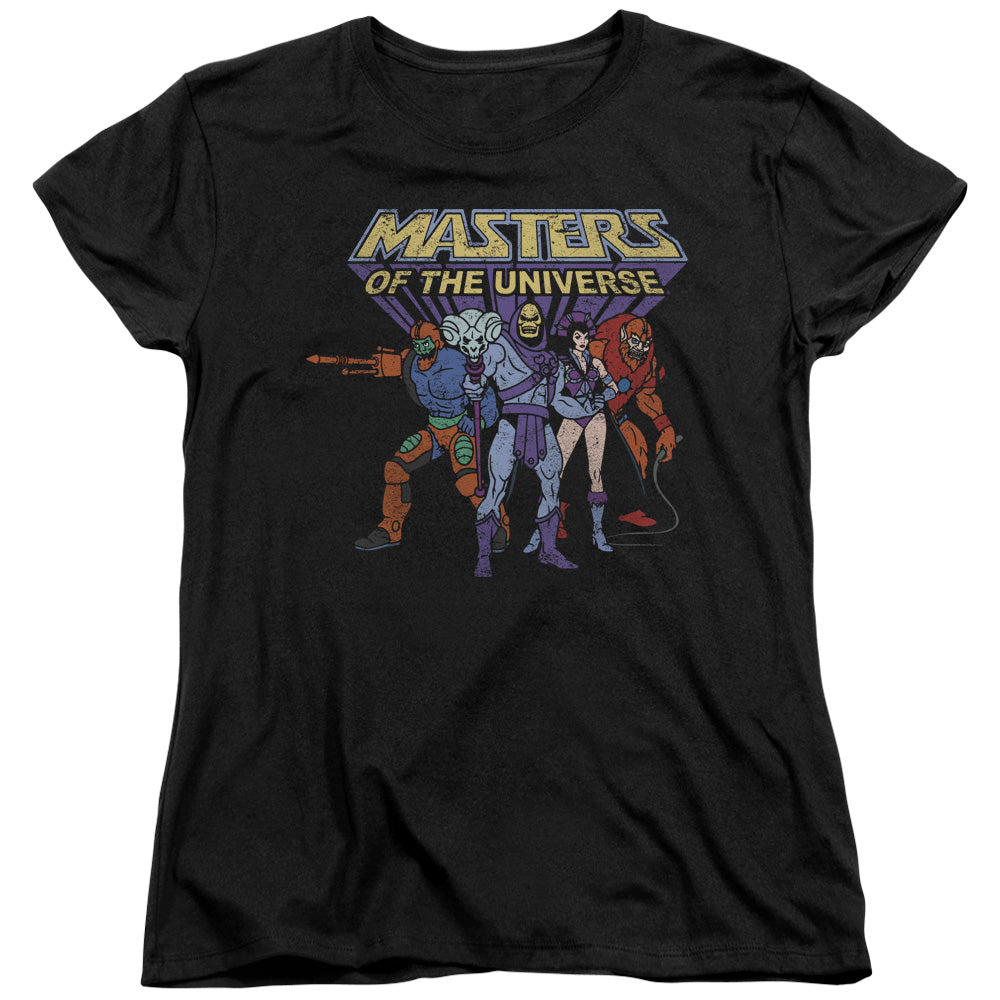 MASTERS OF THE UNIVERSE : TEAM OF VILLAINS S\S WOMENS TEE Black 2X