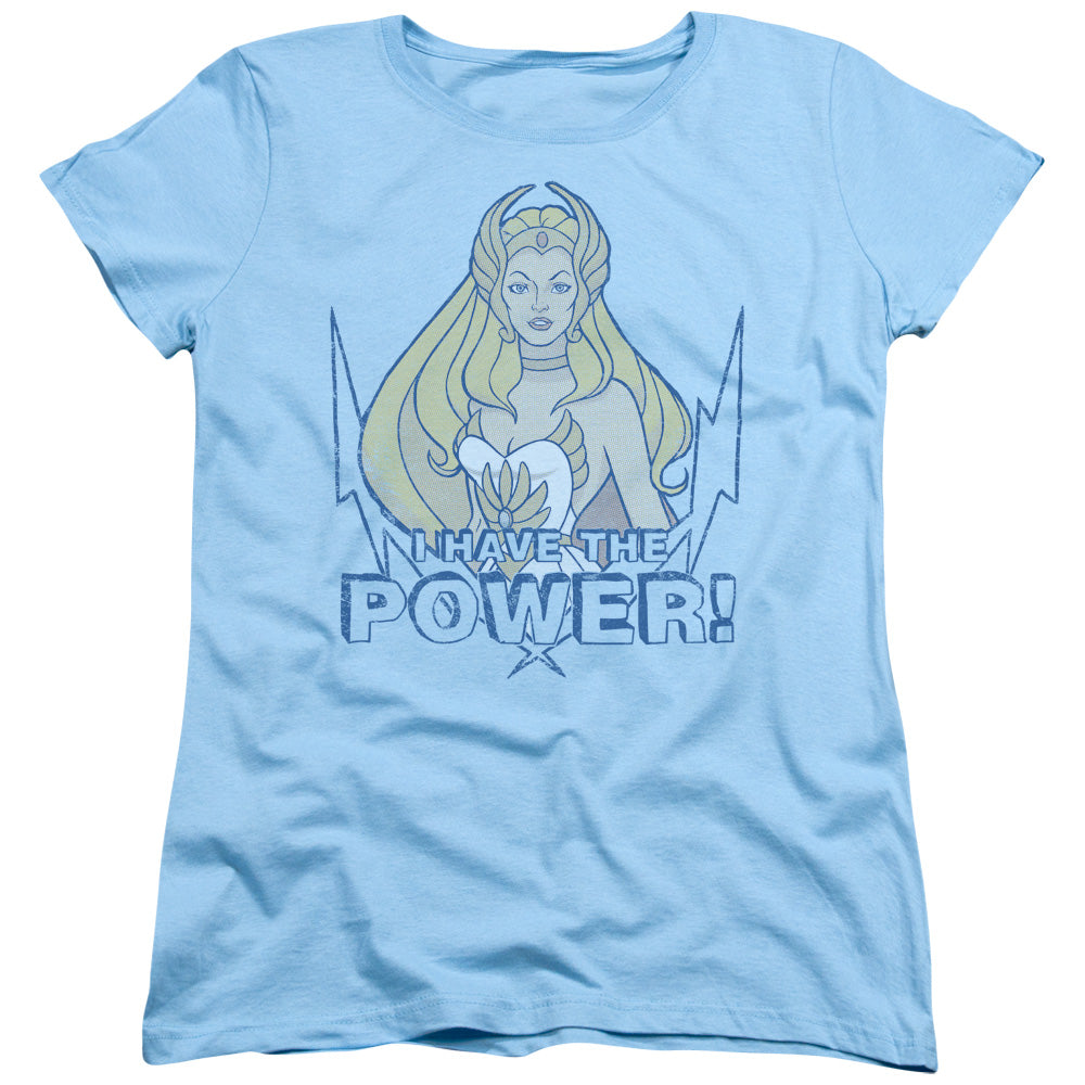 SHE-RA : POWER S\S WOMENS TEE Light Blue SM