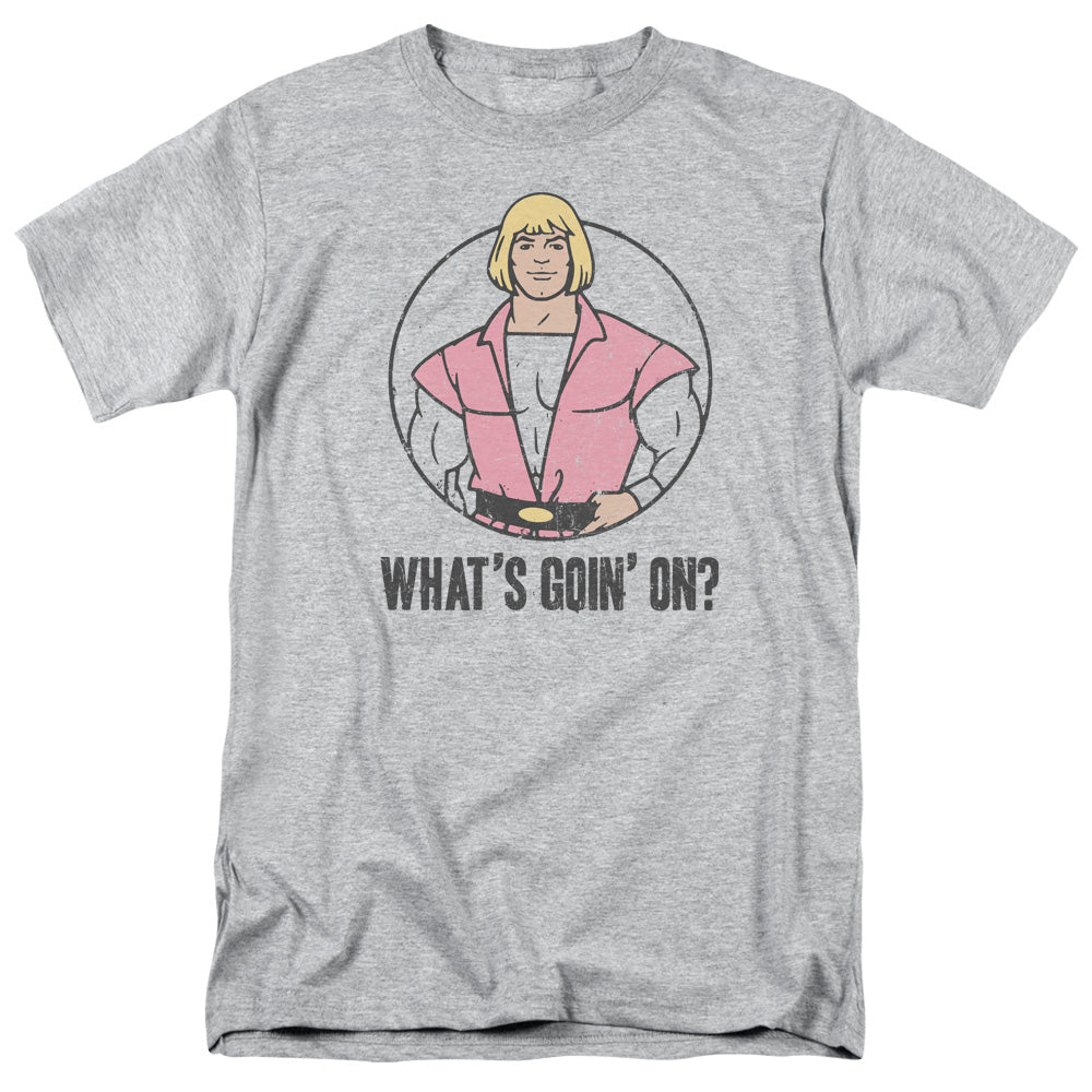 MASTERS OF THE UNIVERSE : WHAT'S GOIN' ON S\S ADULT 18\1 Athletic Heather 5X