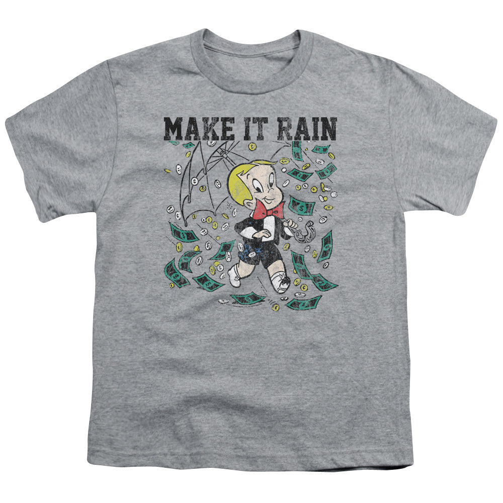 RICHIE RICH : MAKE IT RAIN S\S YOUTH 18\1 Athletic Heather XS
