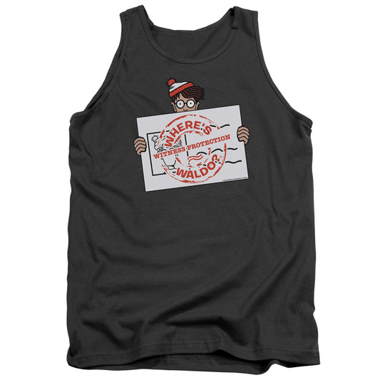WHERE'S WALDO : WITNESS PROTECTION ADULT TANK Charcoal MD
