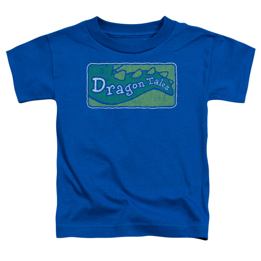 DRAGON TALES : LOGO DISTRESSED S\S TODDLER TEE Royal Blue LG (4T)
