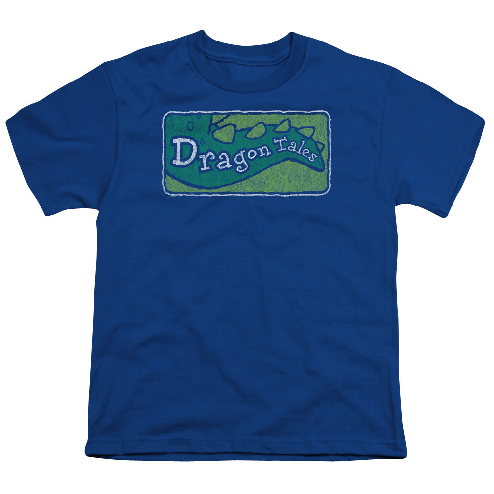 DRAGON TALES : LOGO DISTRESSED S\S YOUTH 18\1 Royal Blue XS