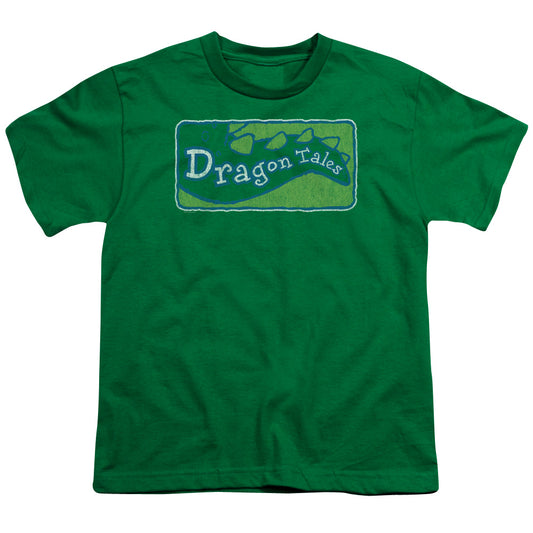 DRAGON TALES : LOGO DISTRESSED S\S YOUTH 18\1 Kelly Green LG