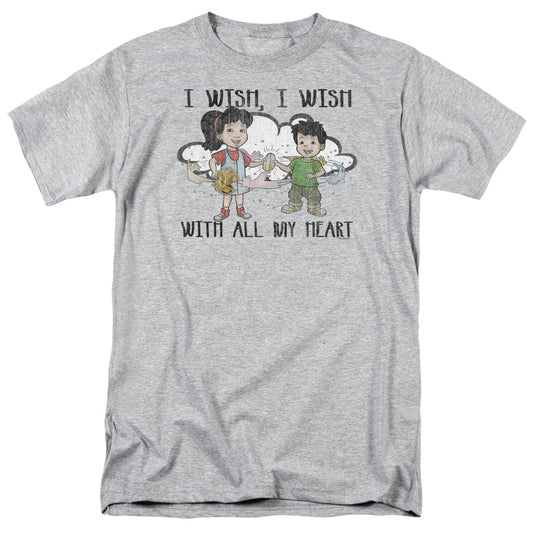 DRAGON TALES : I WISH WITH ALL MY HEART S\S ADULT 18\1 Athletic Heather XL