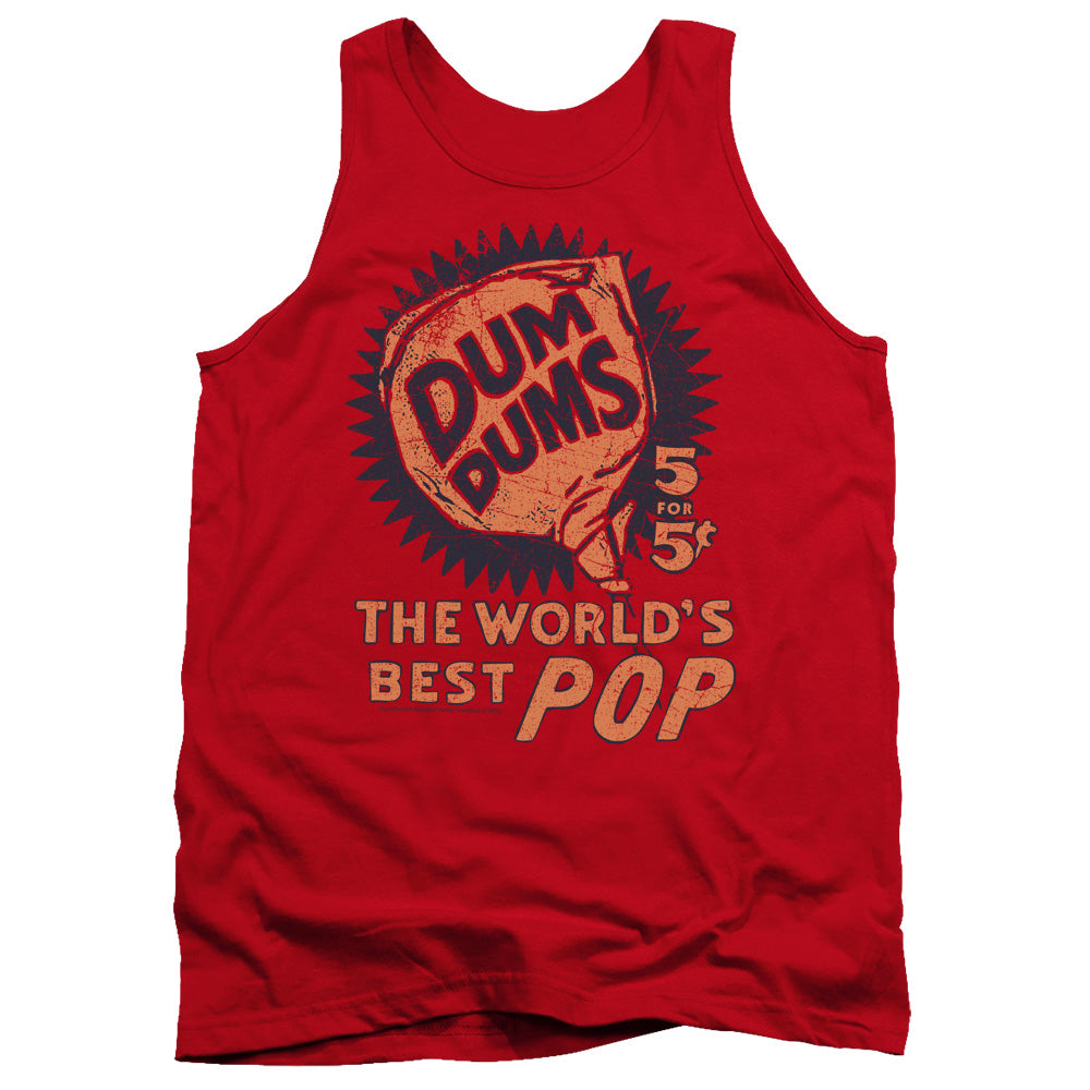 DUM DUMS : 5 FOR 5 ADULT TANK RED MD